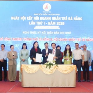 Trước giờ mở cửa - Ngày hội kết nối doanh nhân trẻ Đà Nẵng lần thứ nhất năm 2026